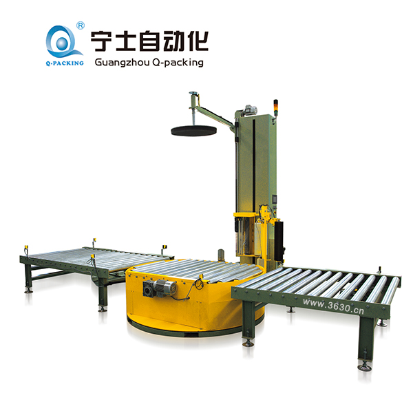 壓頂型自動托盤在線纏繞包裝機